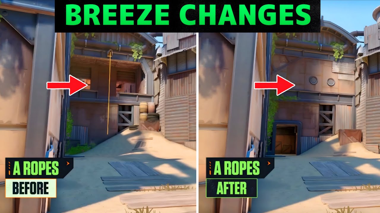 BREEZE IS UNRECOGNIZABLE?! 🤯 EVERY NEW CHANGE ON THE VALORANT MAP XD