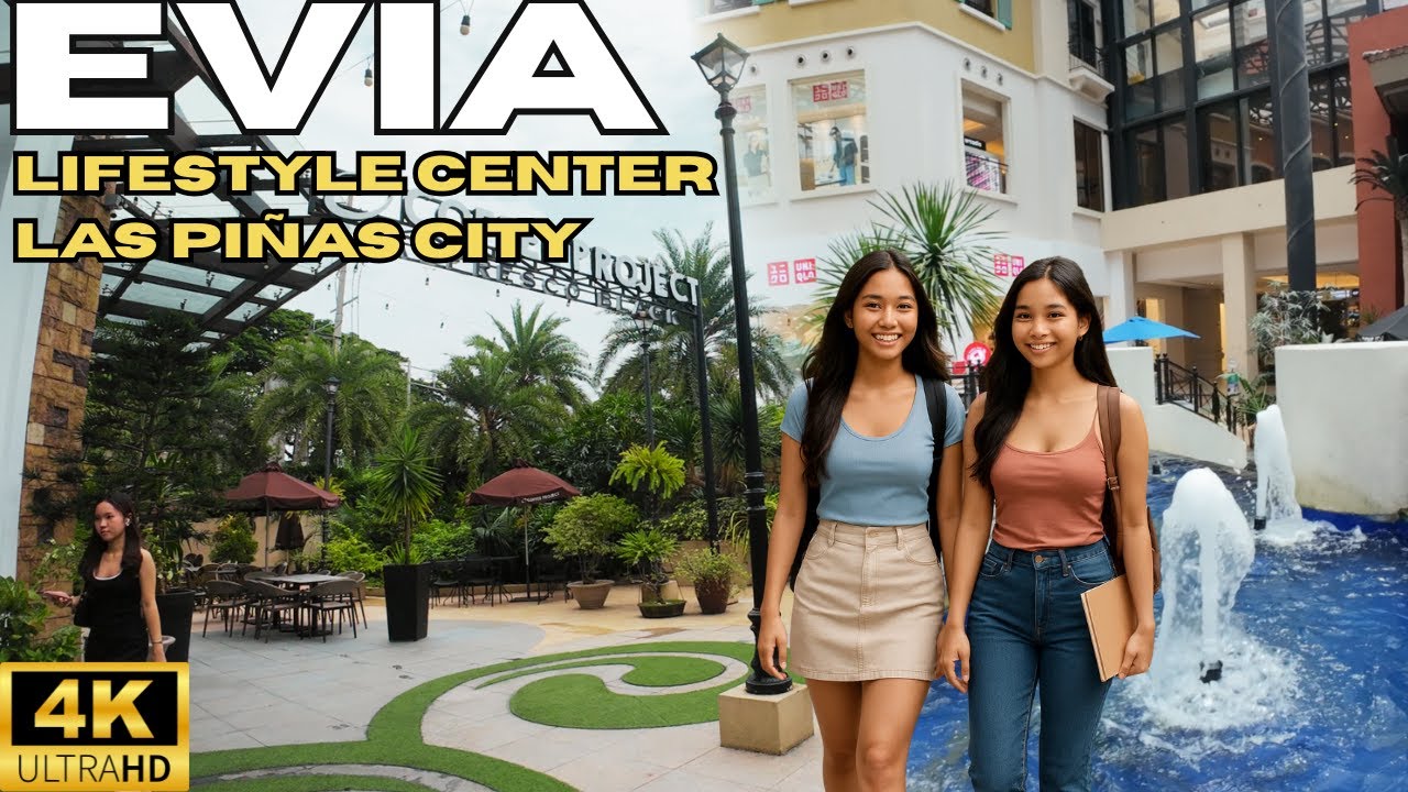 [4K] 🇵🇭 EVIA LIFESTYLE CENTER, Daang Hari Rd. LAS PI&Ntilde;AS | Walking Tour Philippines | August 2025
