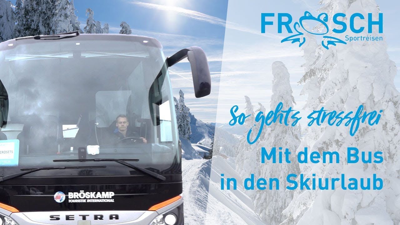 Mit dem Bus in den Skiurlaub - So wird die Skireise noch entspannter