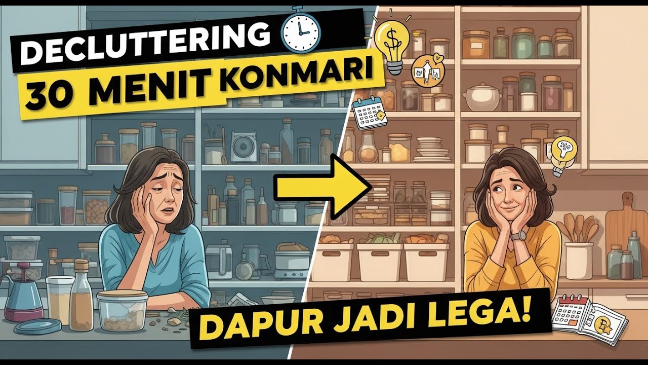 Decluttering Pantry ala KonMari: 30 Menit Dapur Jadi Lega!