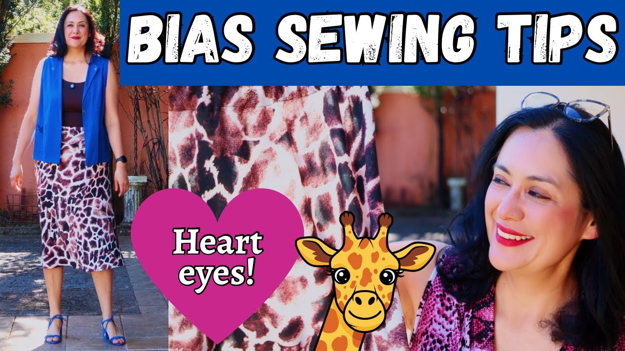 Giraffe + Bias Cut = fave! Cameo (Sinclair Patterns). Bias SEWING SECRETS