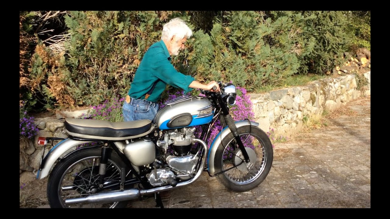 Triumph Bonneville 1960 : First Start after rebuild / Premier démarrage après réfection