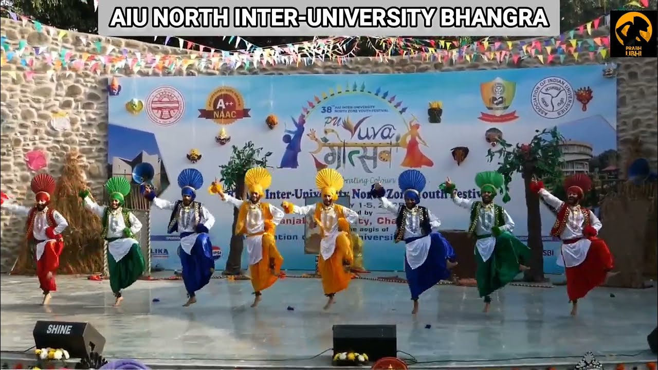 GGN Khalsa College Ludhiana Bhangra at AIU North Inter-University Youth Festival