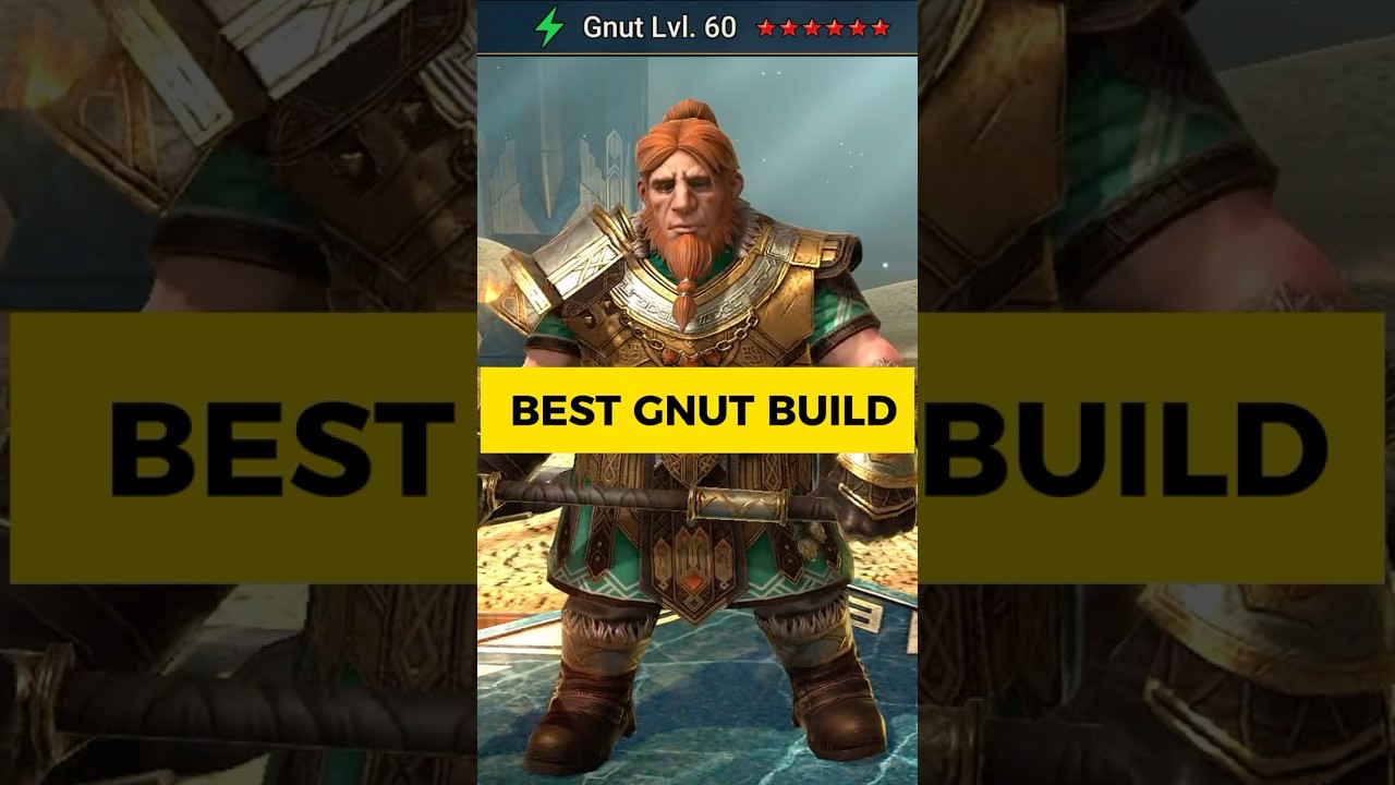 Best Gnut build for Chimera, Hydra and Alice Event dungeon in #raidshadowlegends  #gaming #raidguide