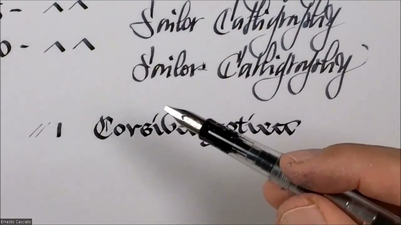 Sailor HighAce Neo Calligraphy Stilografica  - Ernesto Casciato - Circolo Stilografico Romano