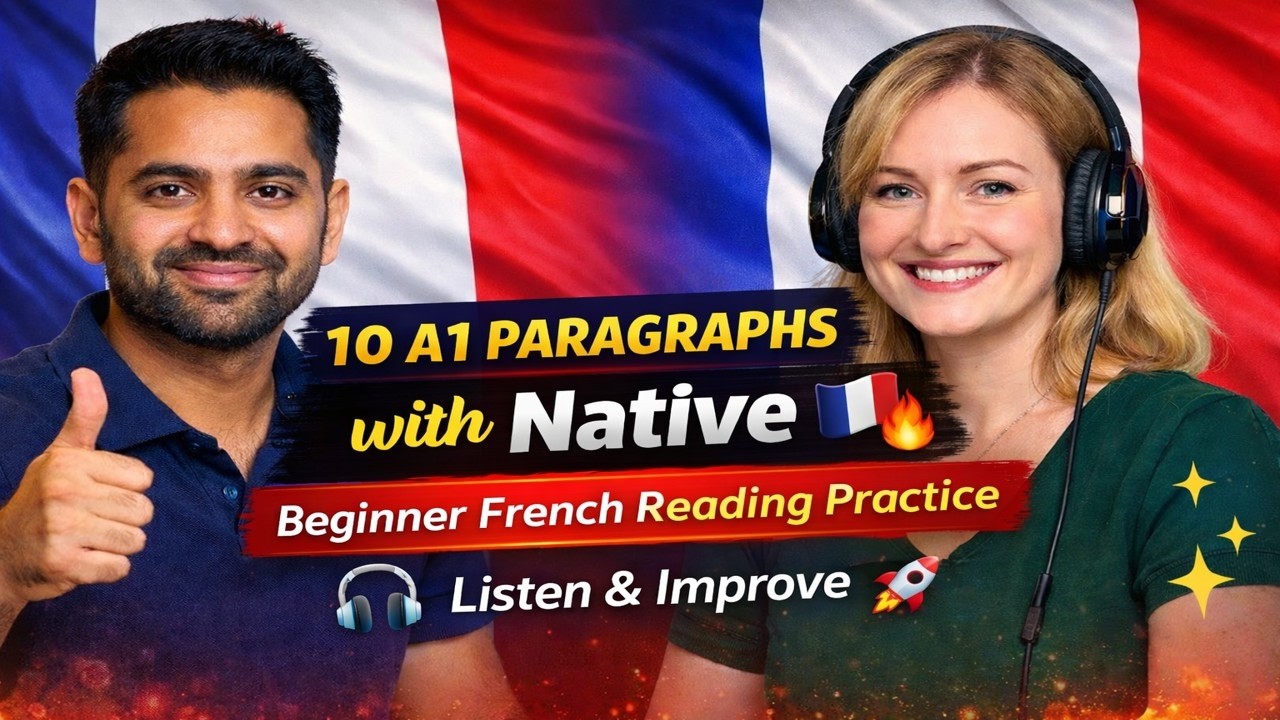 10 A1  French – Listen & Improve”“French Reading with Native Speaker”“Improve Pronunciation
