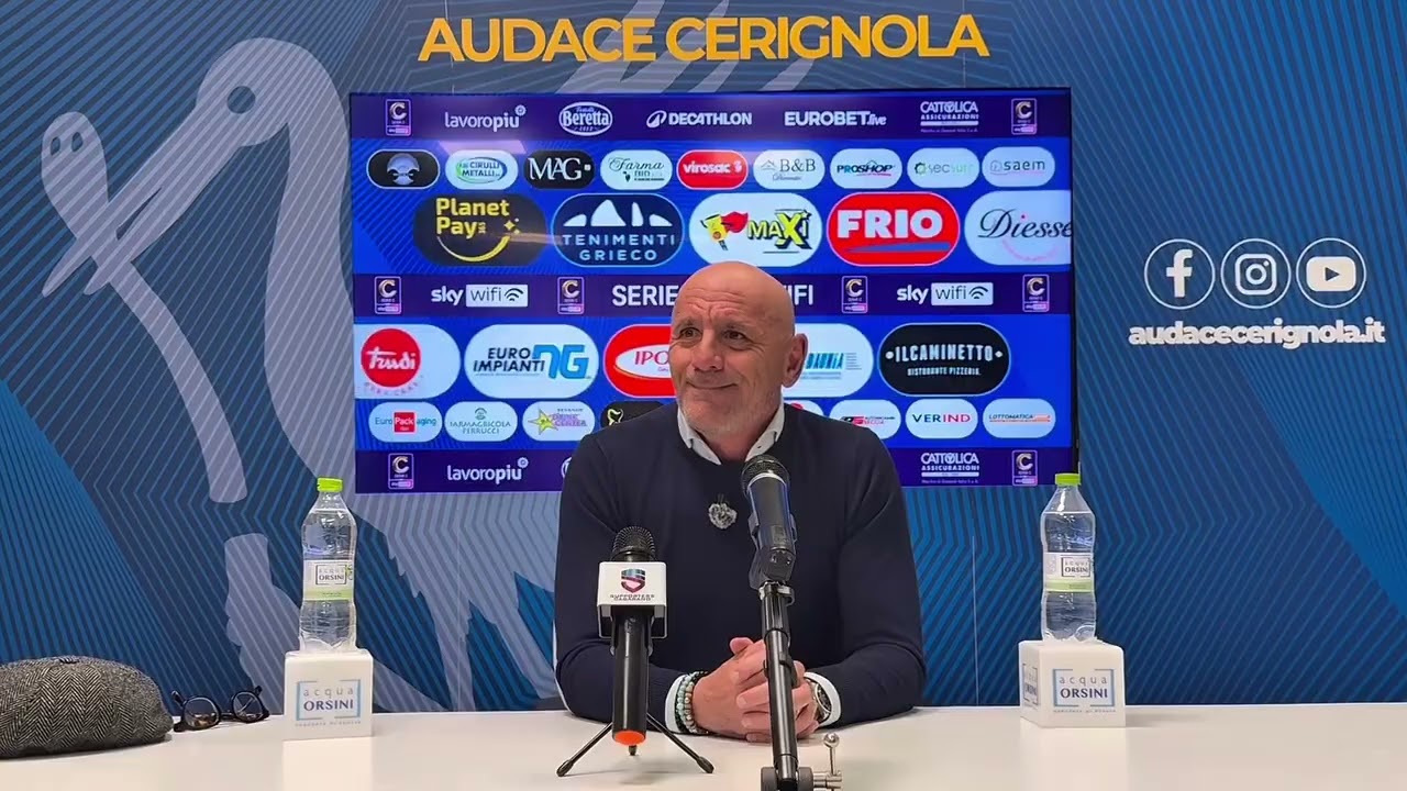 Serie C: Conferenza stampa mister Maiuri | Audace Cerignola - Casarano
