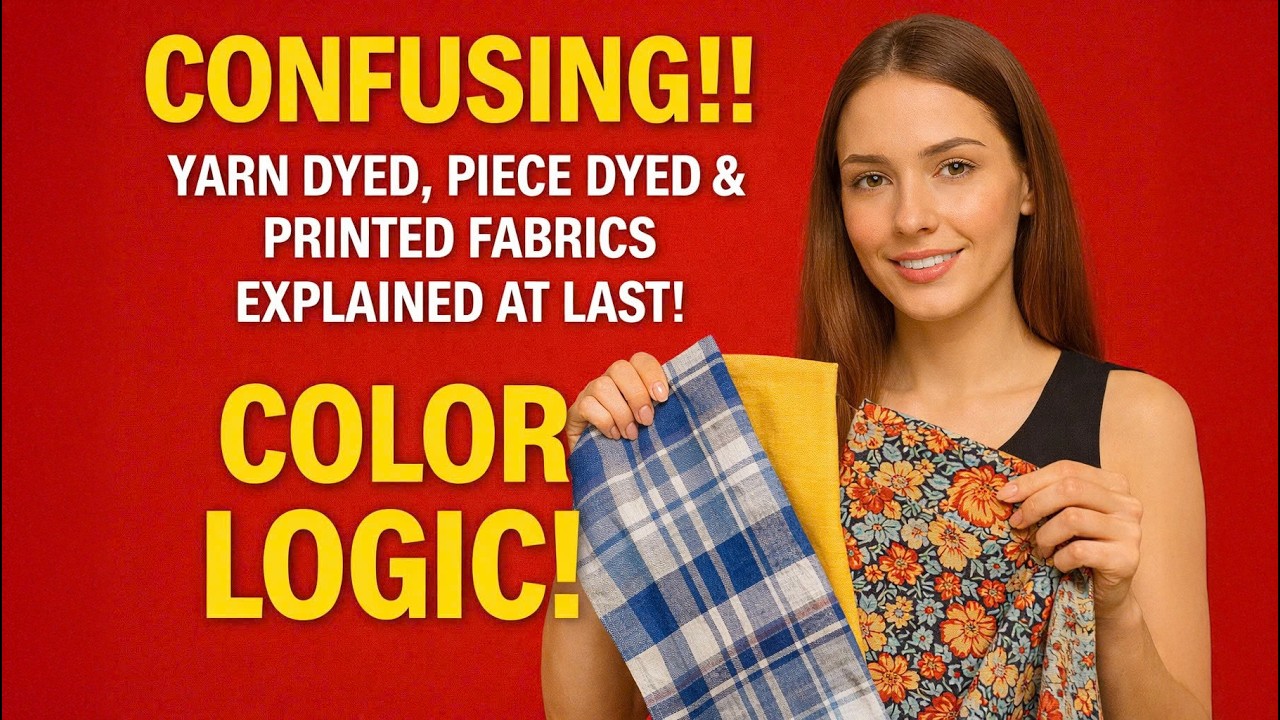 Episode 19—Confusing!! Yarn-Dyed, Piece-Dyed & Printed Fabrics Explained at Last!