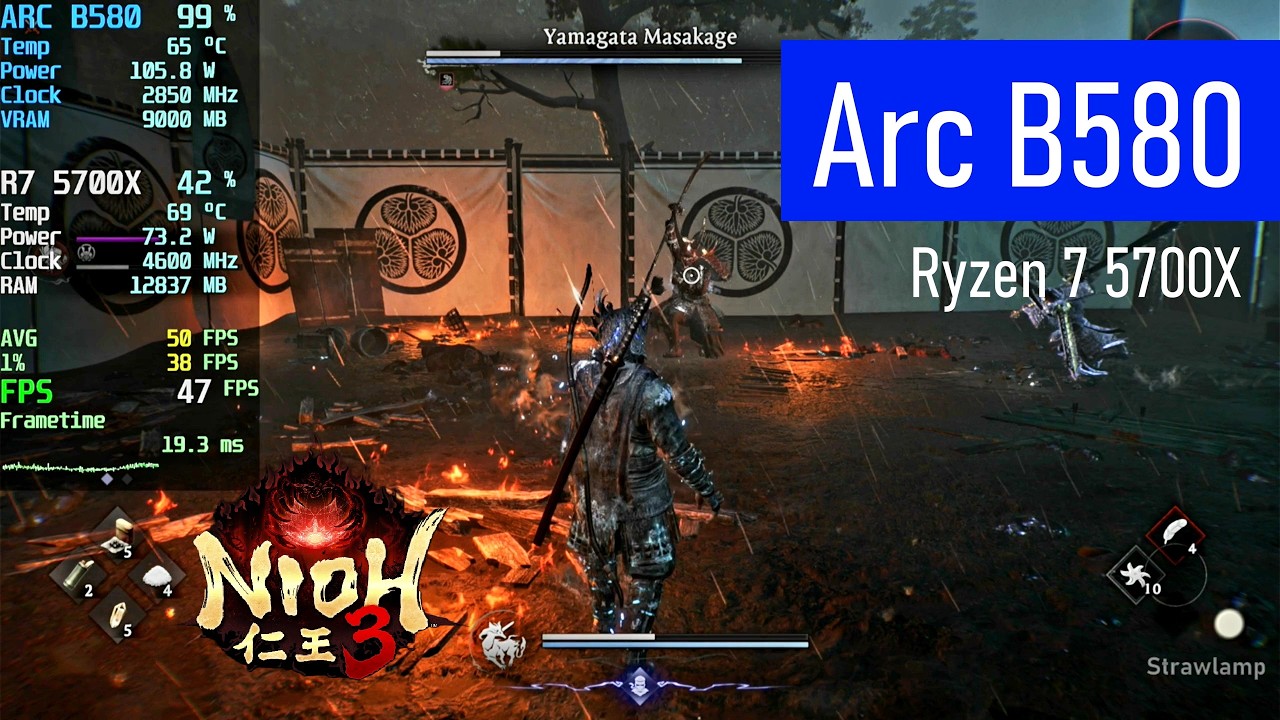 Nioh 3 | Arc B580 12GB | Ryzen 7 5700X