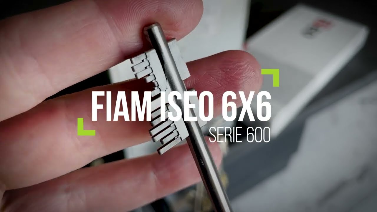 FIAM SERIE 600 - Fiam Iseo 6x6 - открытие с помощью LuckyDecoder