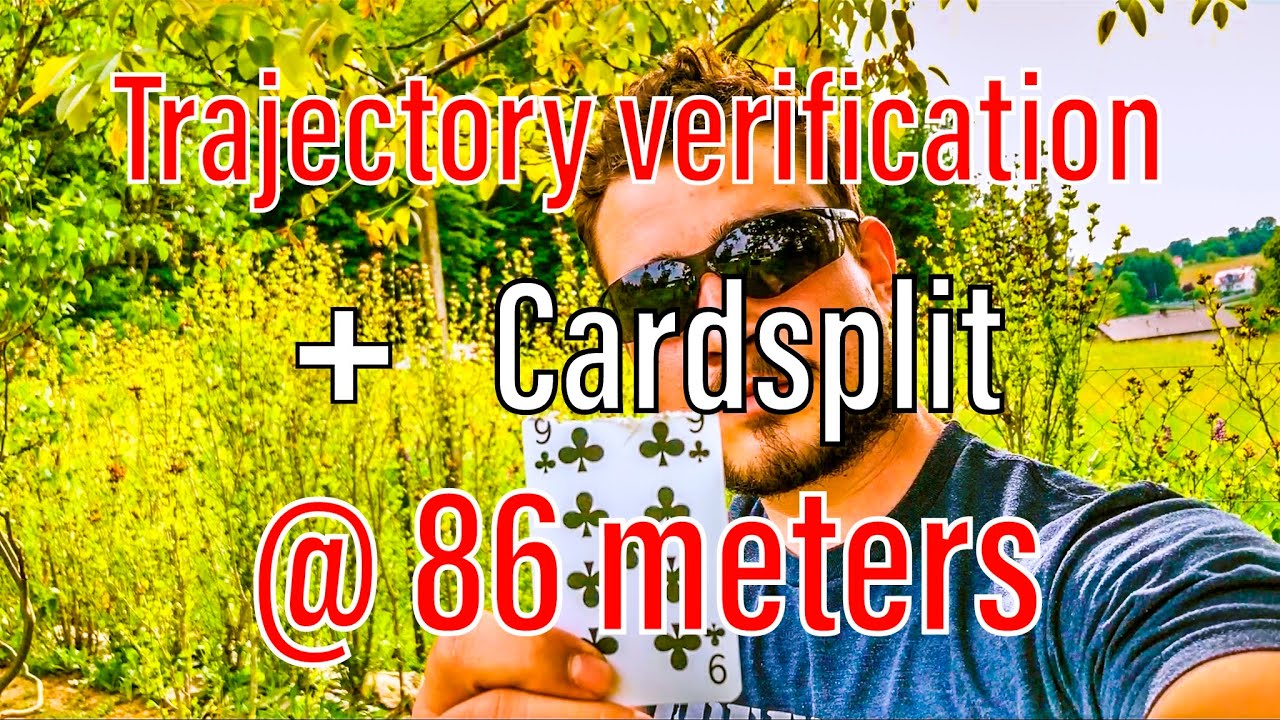 FX Impact X .30 700mm / Trajectory verification + Cardsplit @86 meters | Airgun-Austria