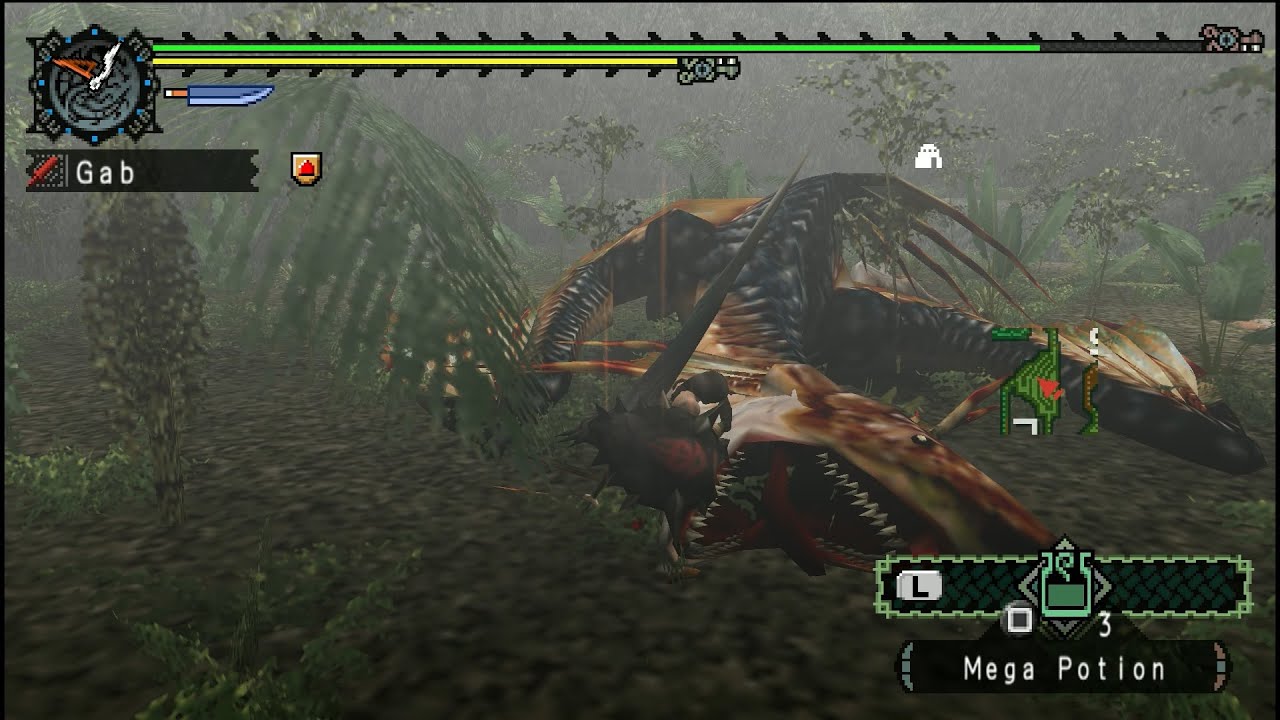 [MHF1] 07'33 Lance vs. 8★ G-Rank Plesioth (NO ARMOR)