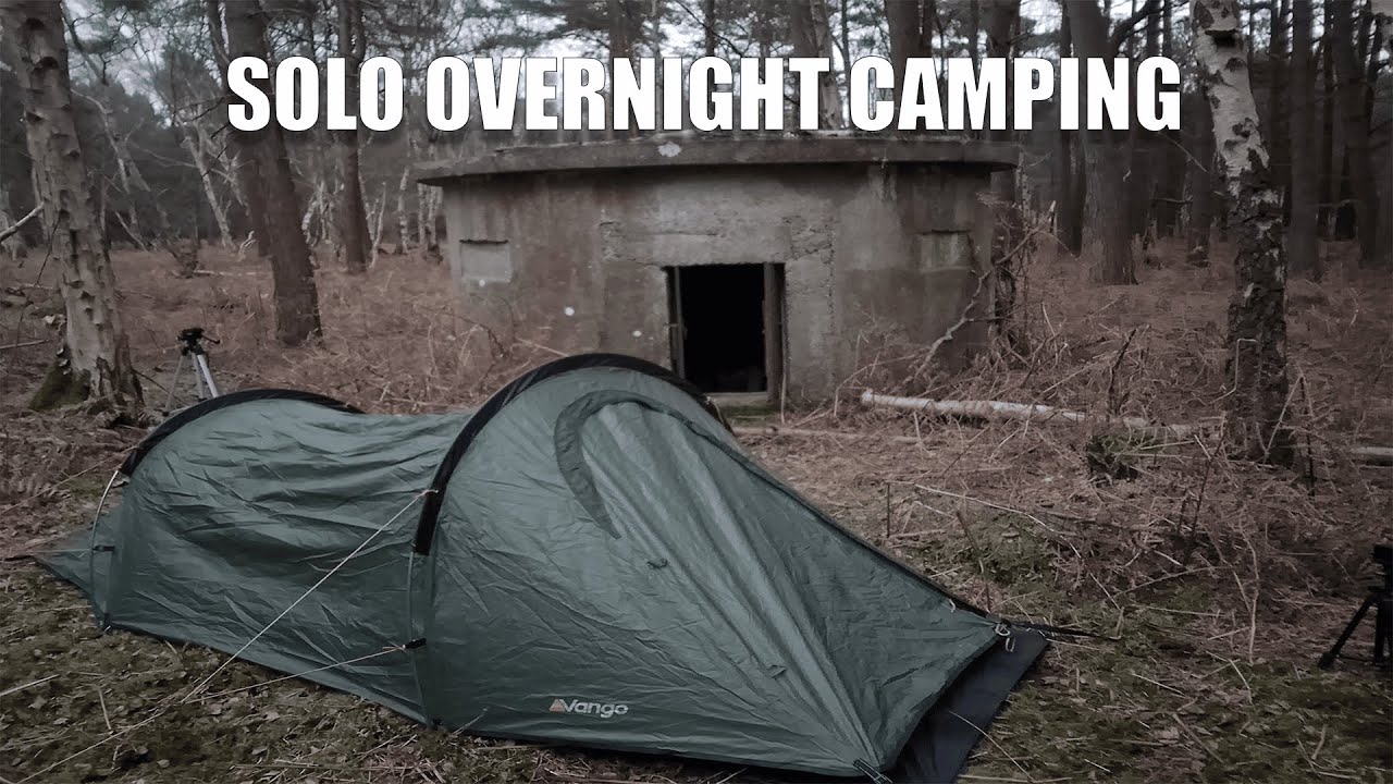 Camping  by an abandoned WW2 bunker.