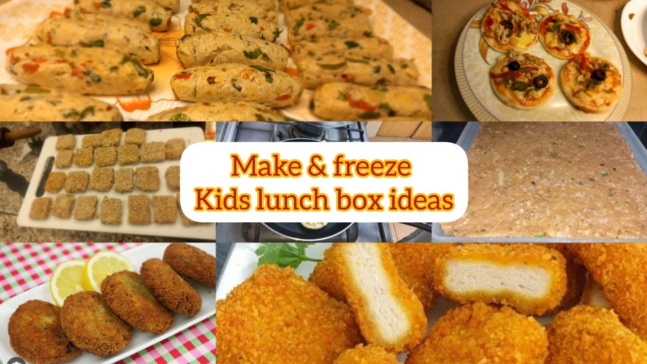 Kids Lunch Box Ideas Part 1| Make and Freeze|Tiffin ideas||