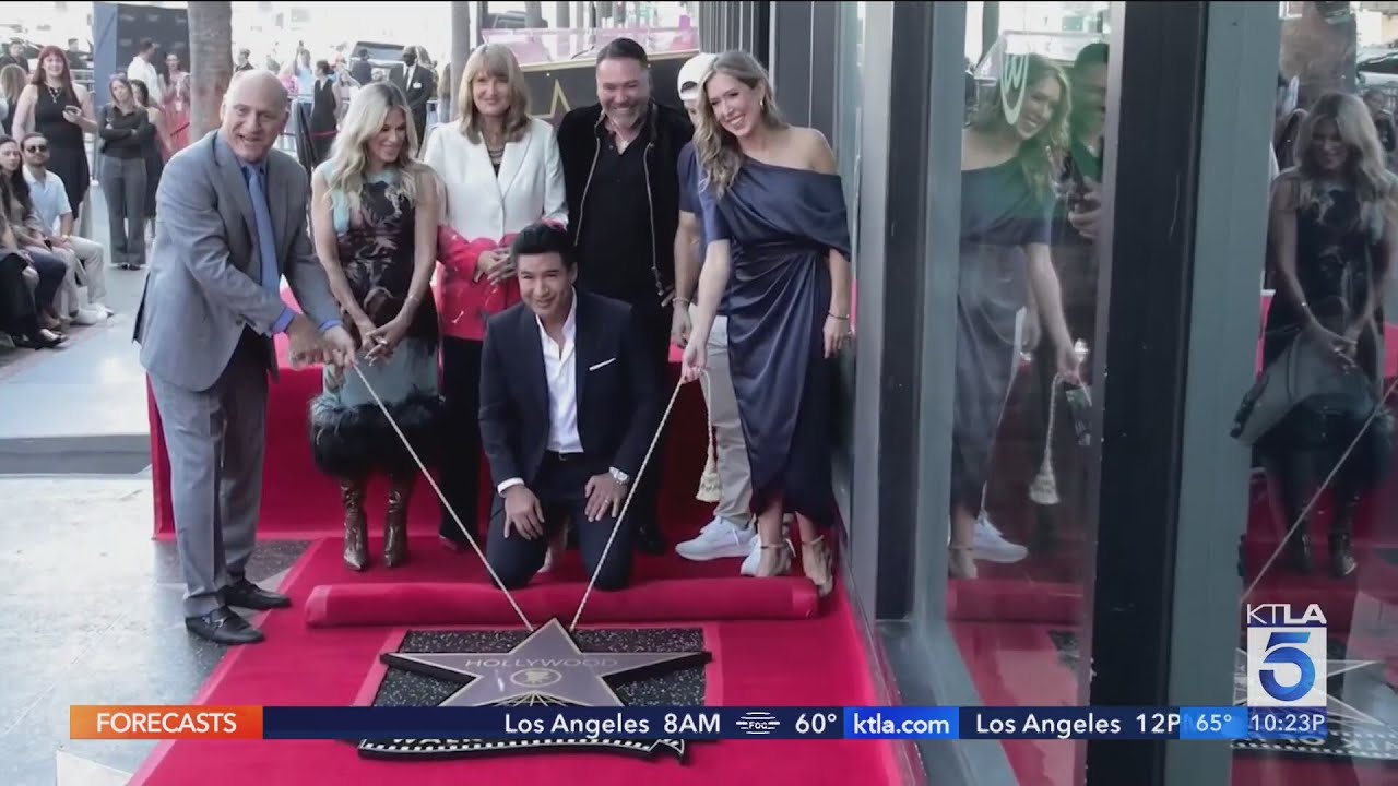 Mario Lopez honored with Walk of Fame star in Hollywood