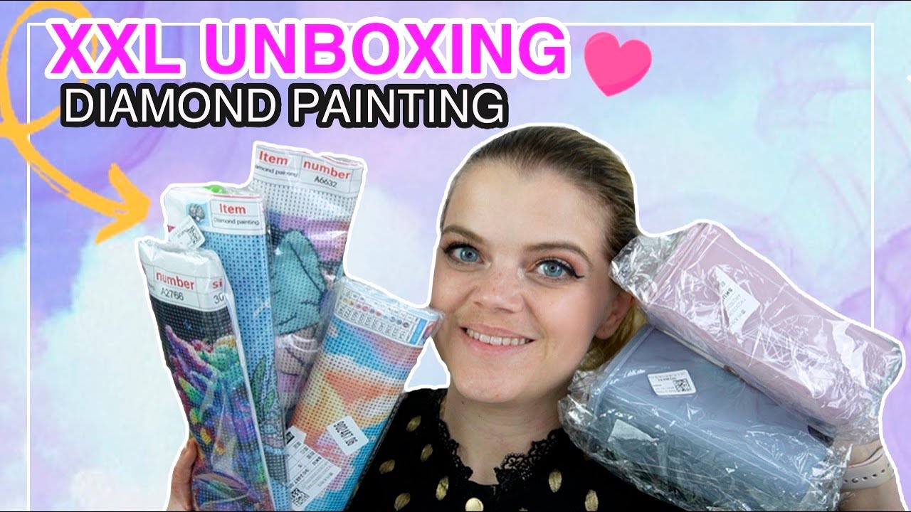 XXL DIAMOND PAINTING HAUL 💗gbfke
