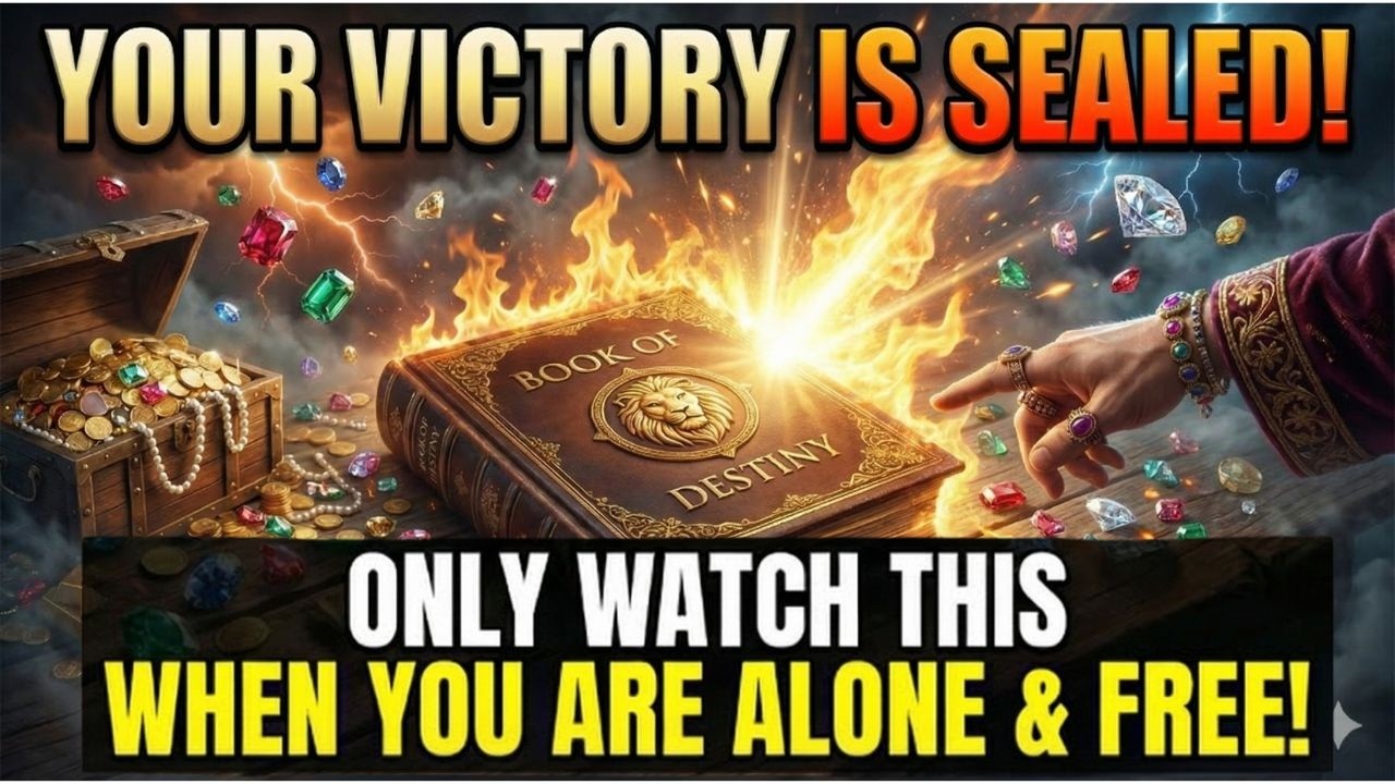GOD: YOUR VICTORY IS SEALED. LISTEN ALONE, YOU ARE CHOSEN FOR FINANCIAL BREAKTHROUGH.