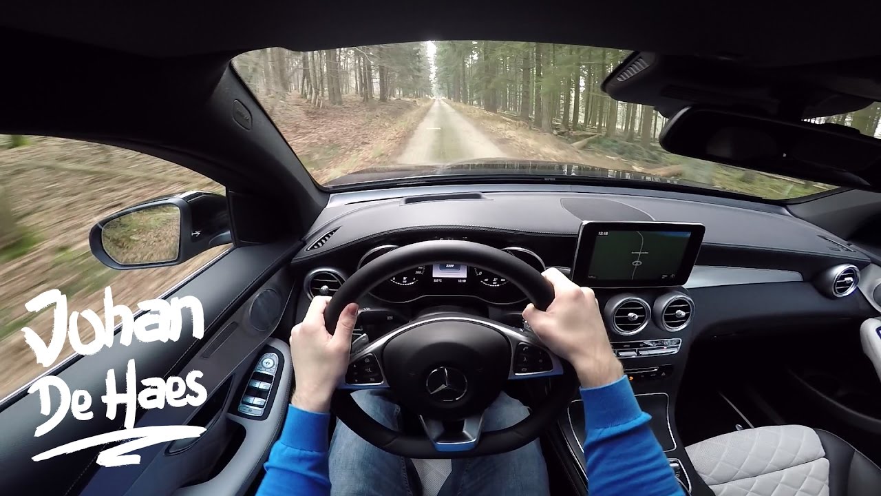 Mercedes GLC Coupé 250d 4MATIC POV test drive GoPro
