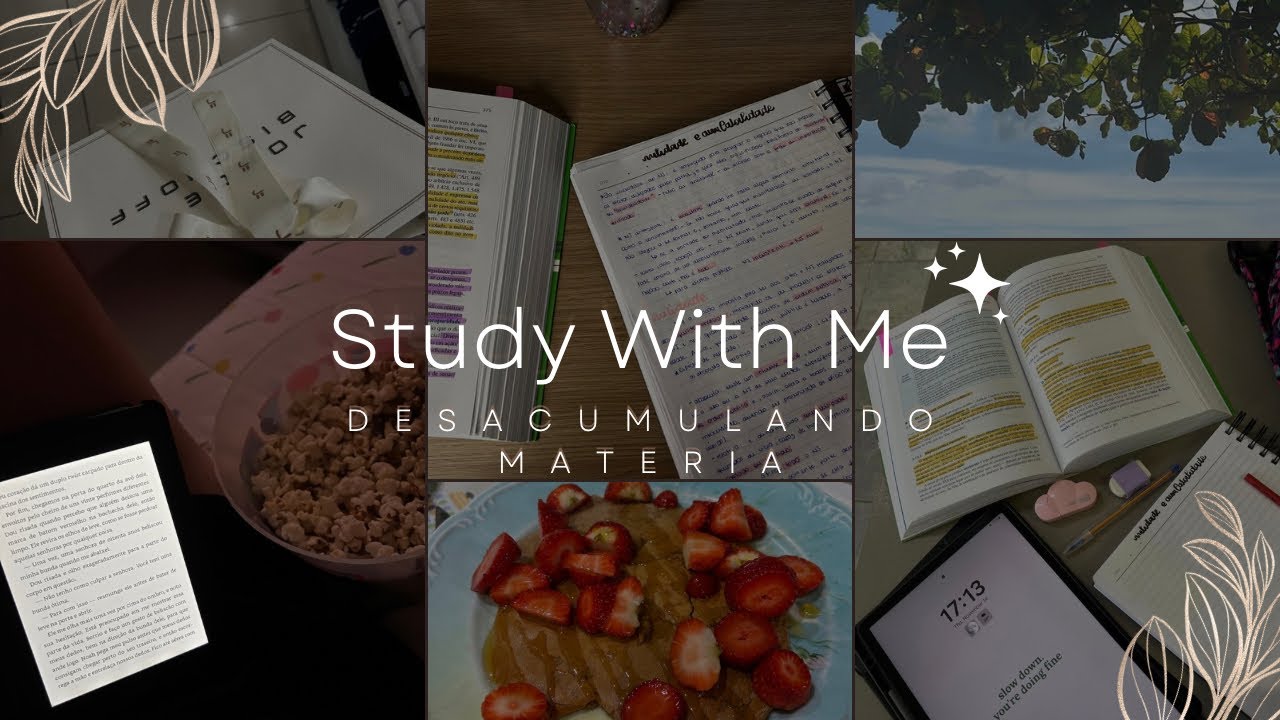 desacumulando matéria - STUDY WITH ME #studyvlog #estudos #estudecomigo
