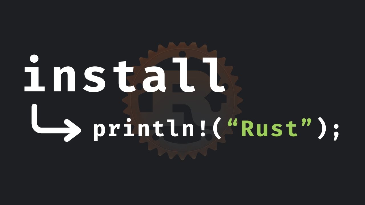 0: Ваша первая программа на Rust (Как установить Rust)