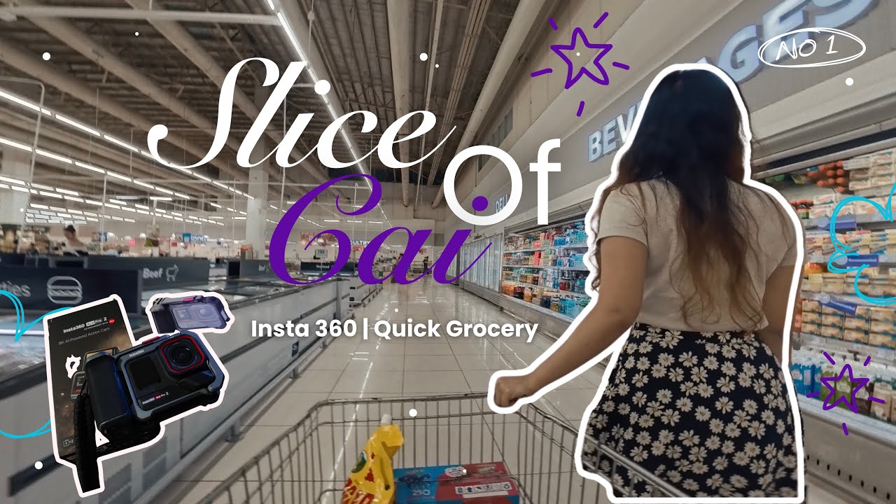 Vlog #1: Insta 360 | Quick Grocery 
