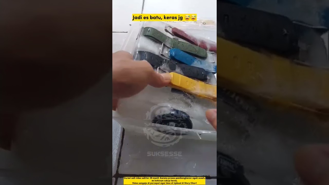 Rendam jam ripcurl dan simpan di freezer selama 24 jam