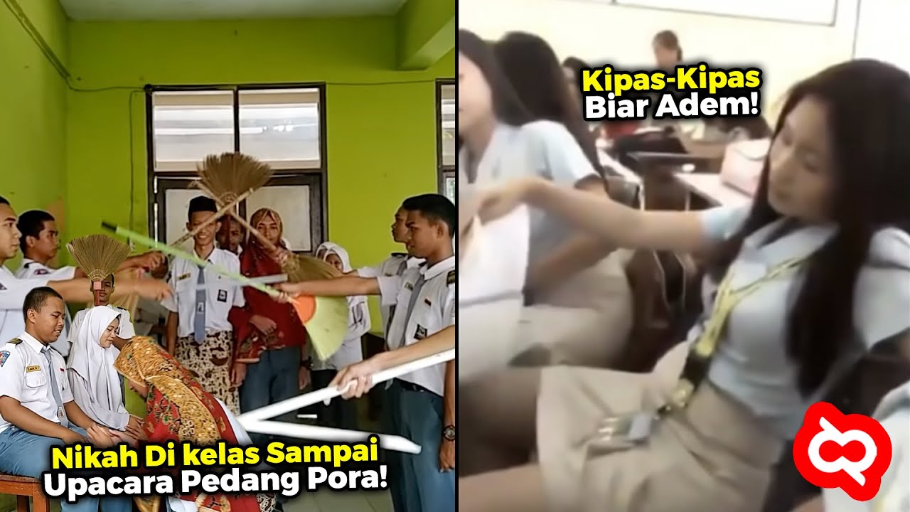 Kegabutan Anak SMA Gak Ada Obat! Deretan Tingkah Kocak Anak Sekolah Saat Tak Ada Guru di Dalam Kelas