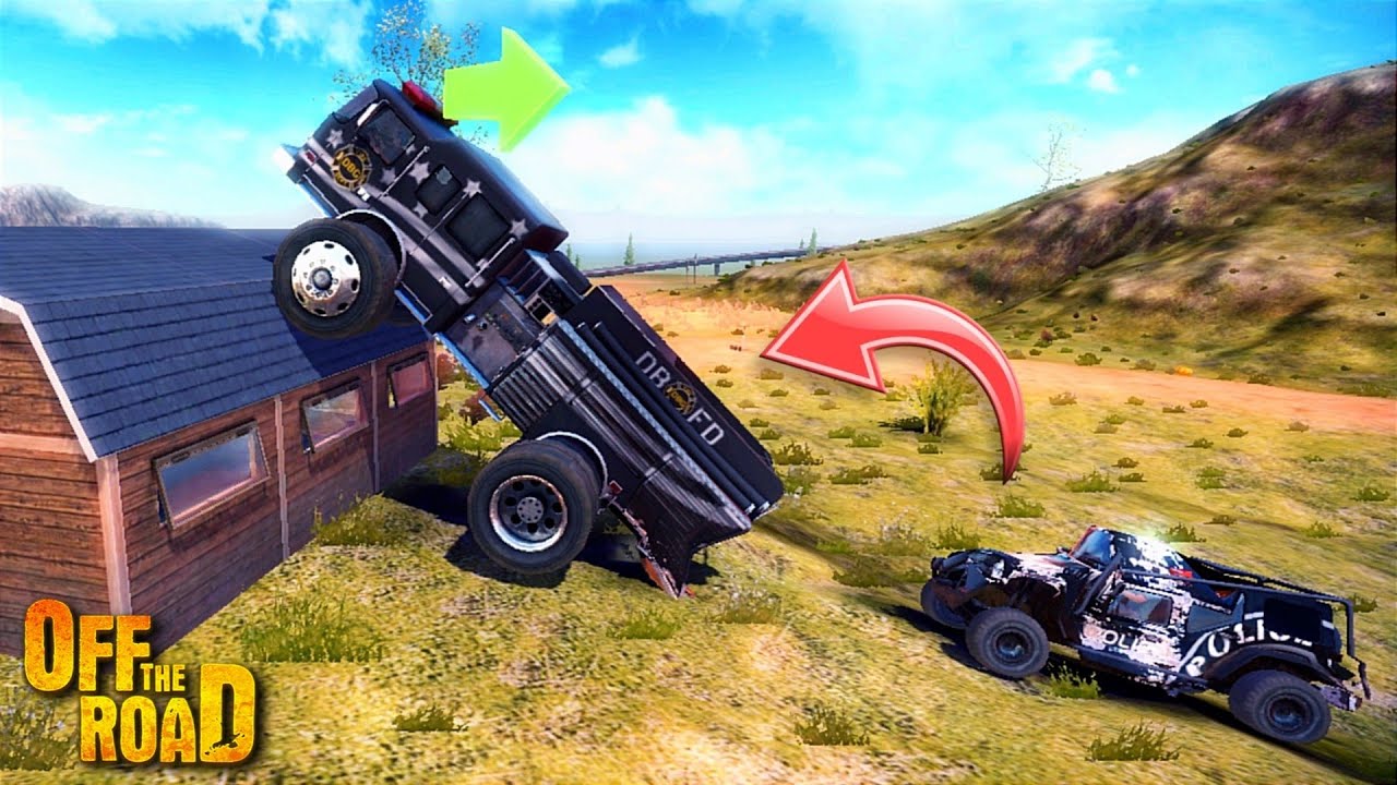 Offroad Fire Truck Police Car Chase | Off The Road OTR - Offroad Car Driving Game Android Gameplay