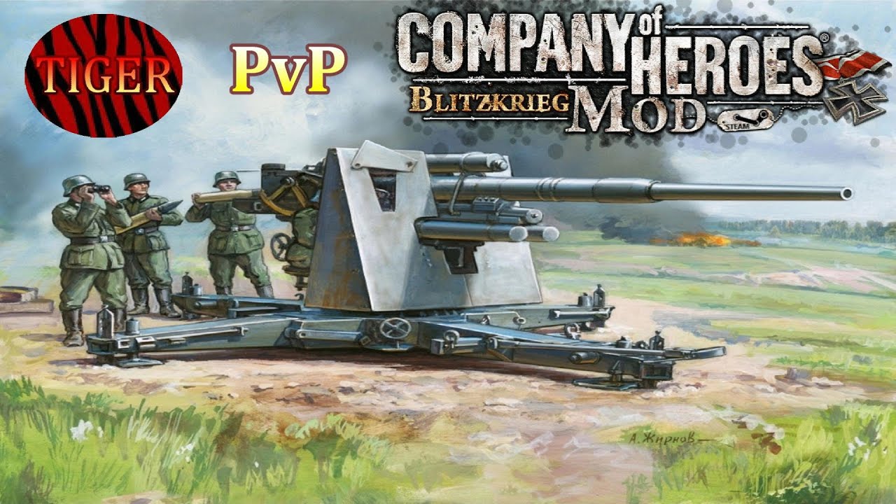 CoH Blitzkrieg Mod PvP _ Defense fall - 3v3 Gameplay