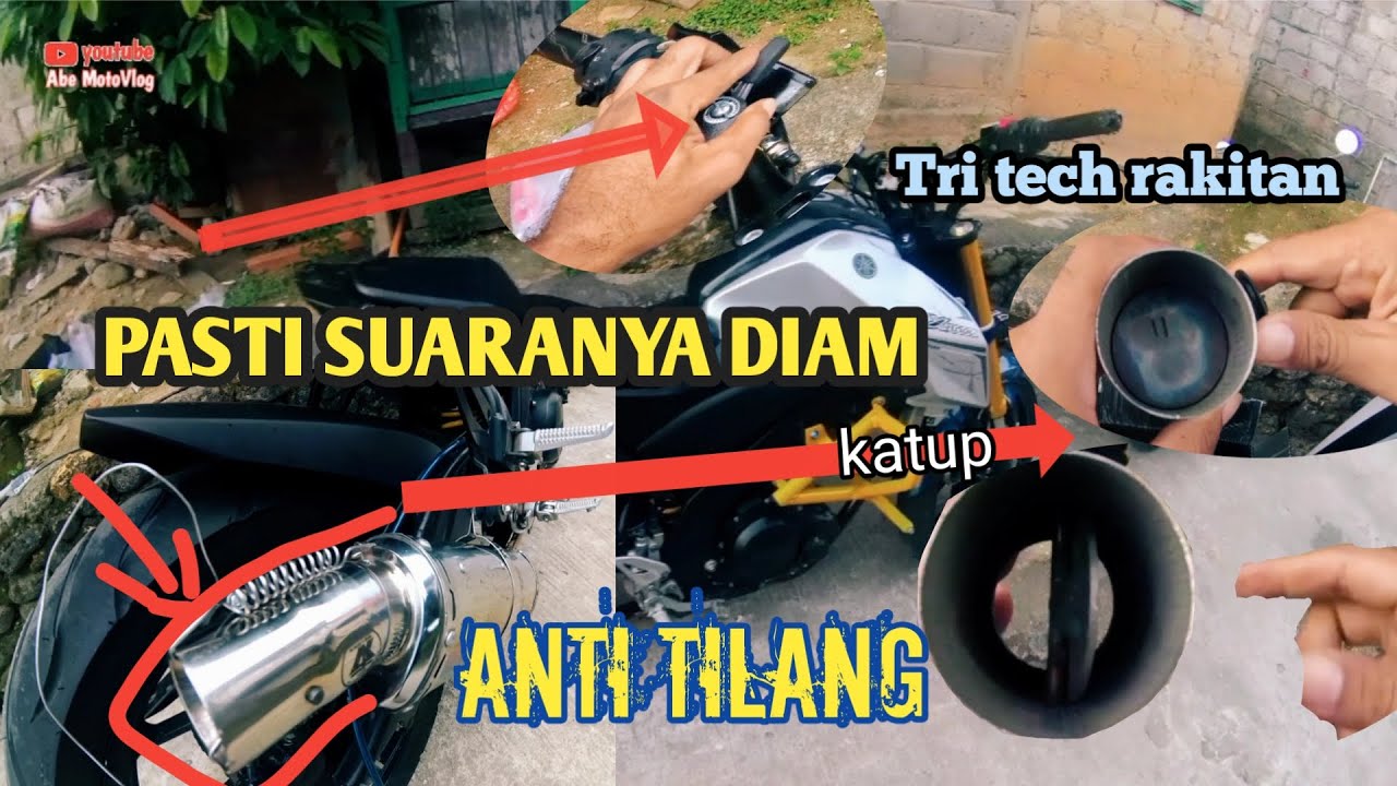 peredam knalpot racing !! db killer || peredam knalpot 3 suara | akrapovic | sc project | proliner