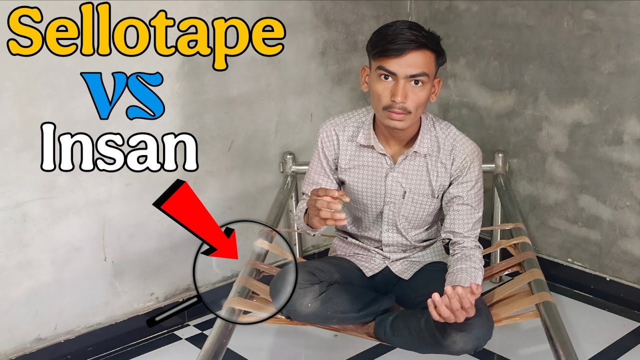 क्या Sellotape इंसान का वजन जेल पायेगा ? 😨(Unbelievable Test)