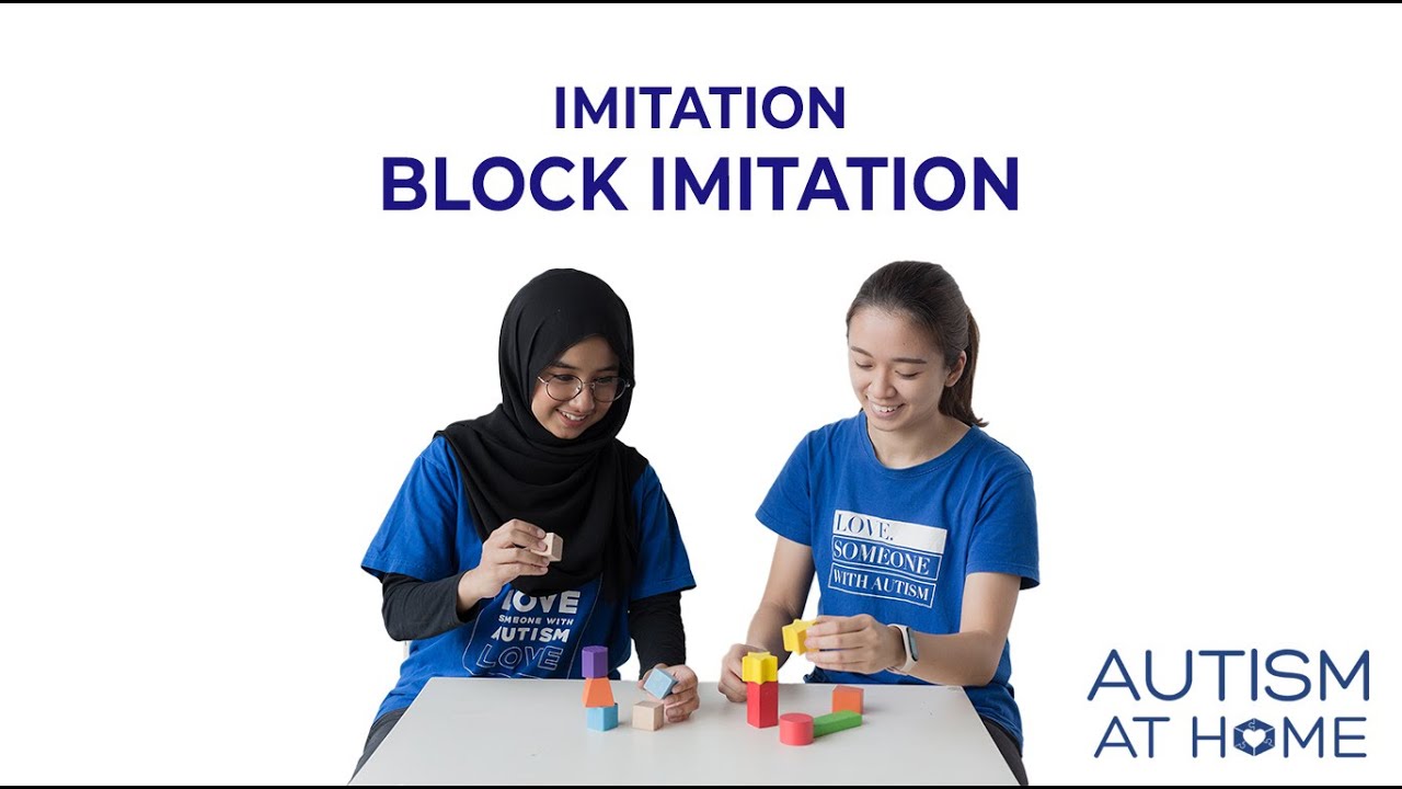 Block Imitation (6/9) | Autism at Home