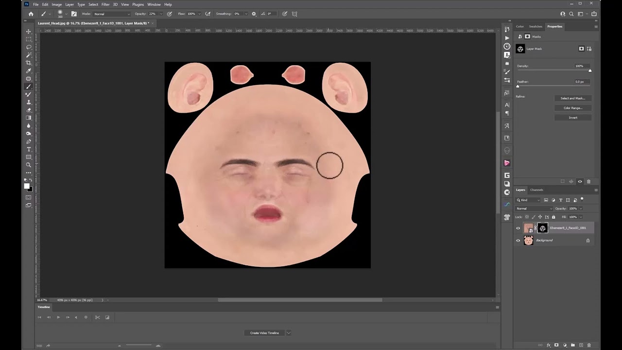 Combining Skin Textures in Photoshop