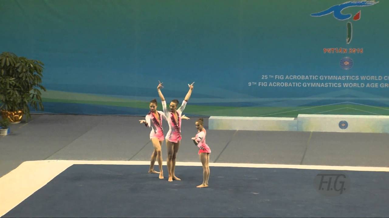 Russia (RUS) -  2016 Acrobatic Worlds, Putian City (CHN) Combined  Women's Group