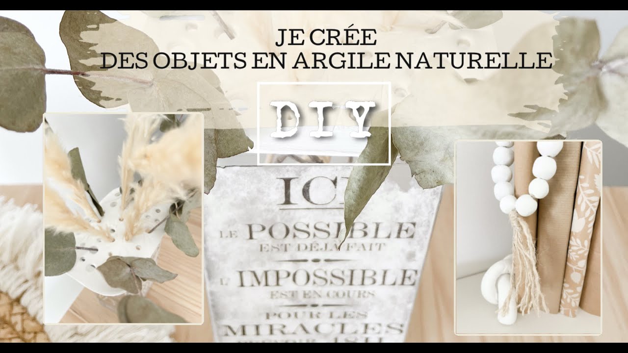 DIY⎟JE TESTE L'ARGILE NATURELLE