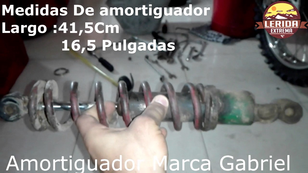 Amortiguador para Ts Suzuki 125cc medidas para fabricar 2017 comparte Subscríbete