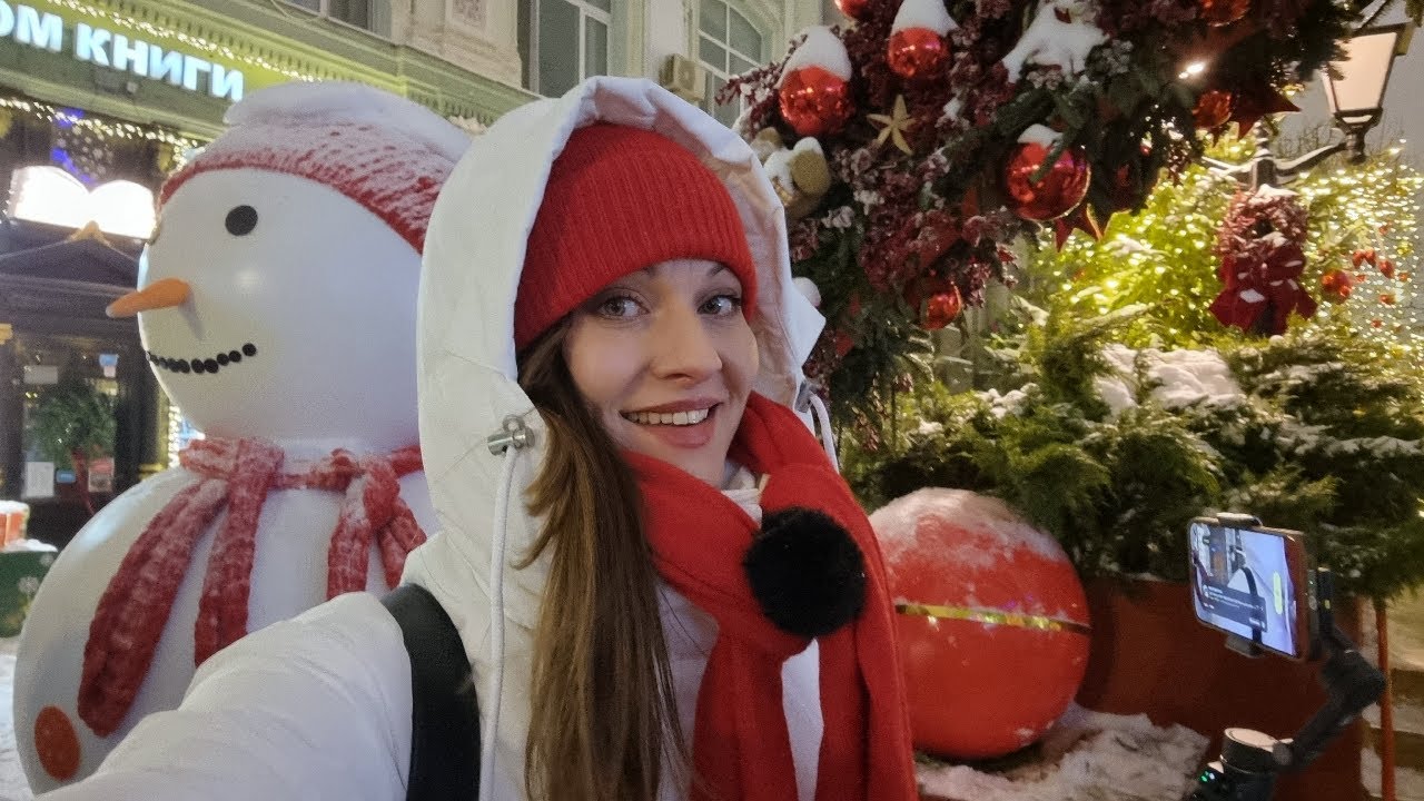 LIVE! Moscow Walk. Meeting New 2026 Year in a city center 🎄🎊🎁