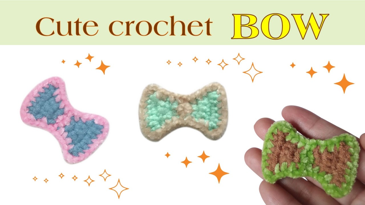 Crochet Bow Tutorial | Easy & Elegant Handmade Bow!
