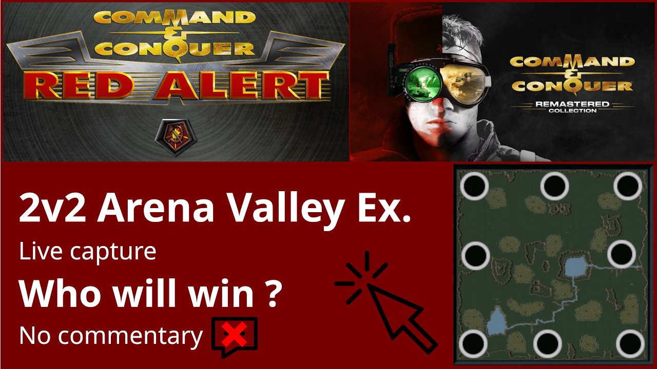 2v2 Arena Valley | Live capture : Who will win ? | No commentary