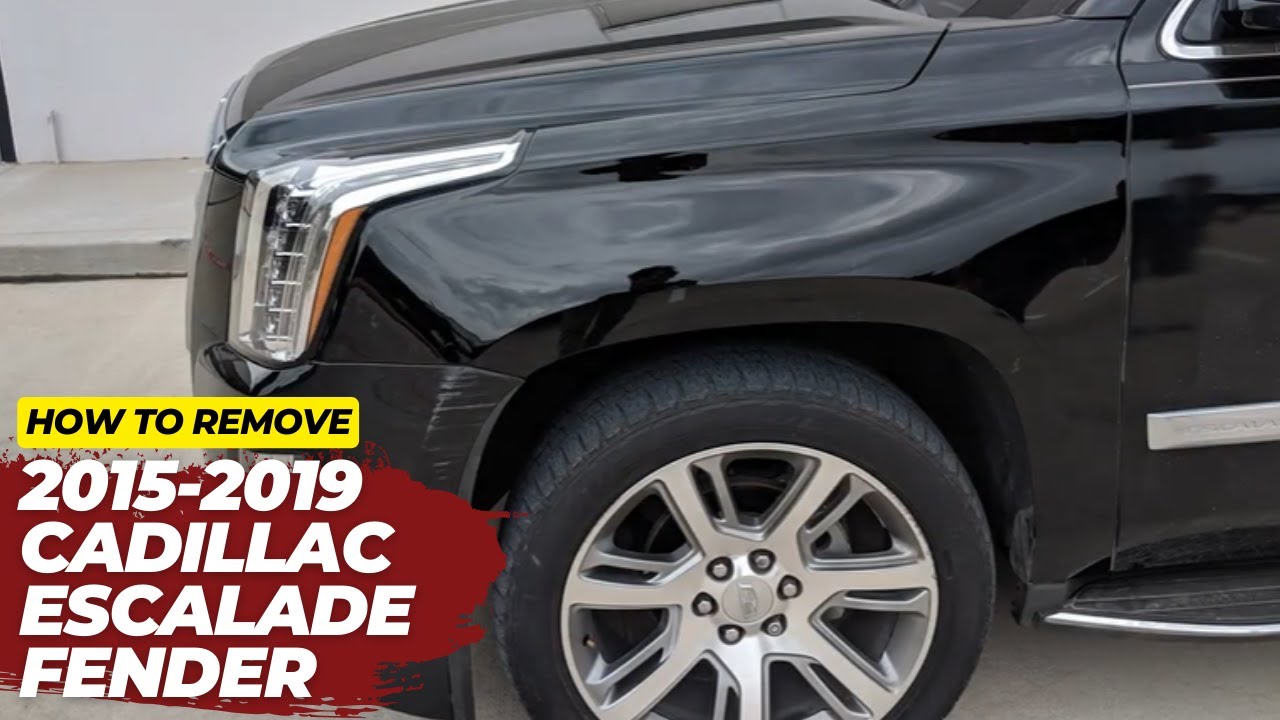 Как снять крыло Cadillac Escalade 2015–2019 годов, часть 1