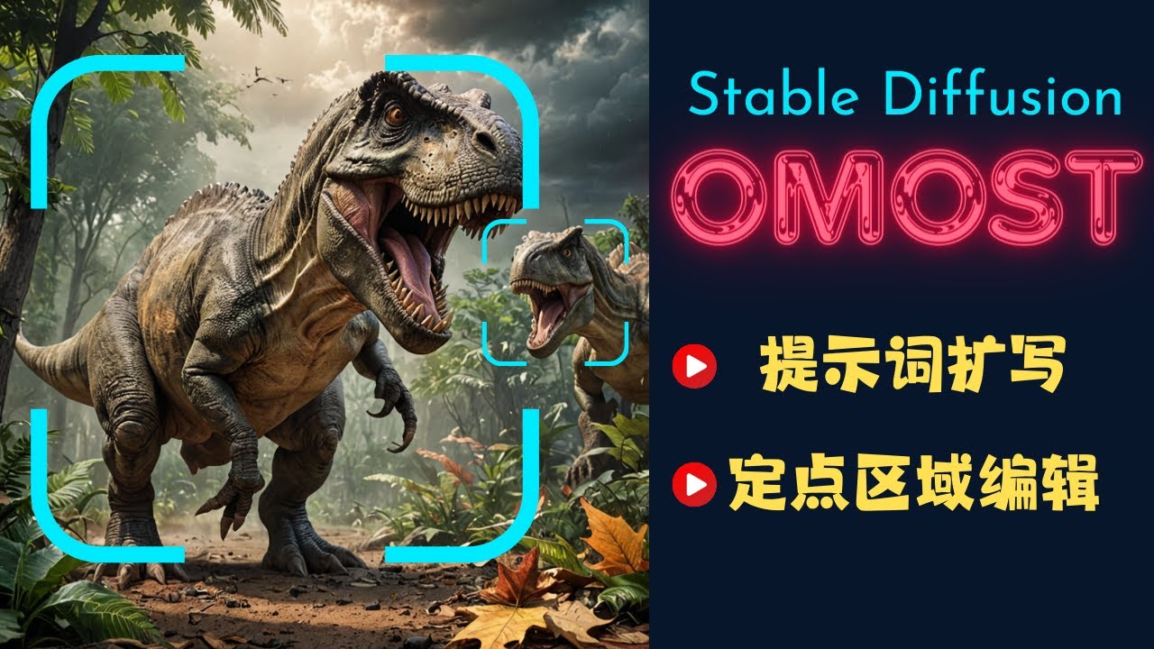 AI绘画神器OMOST:小白秒变提示词大师，还能实现定点区域编辑 | 详解安装与使用 |stable diffusion |comfyui