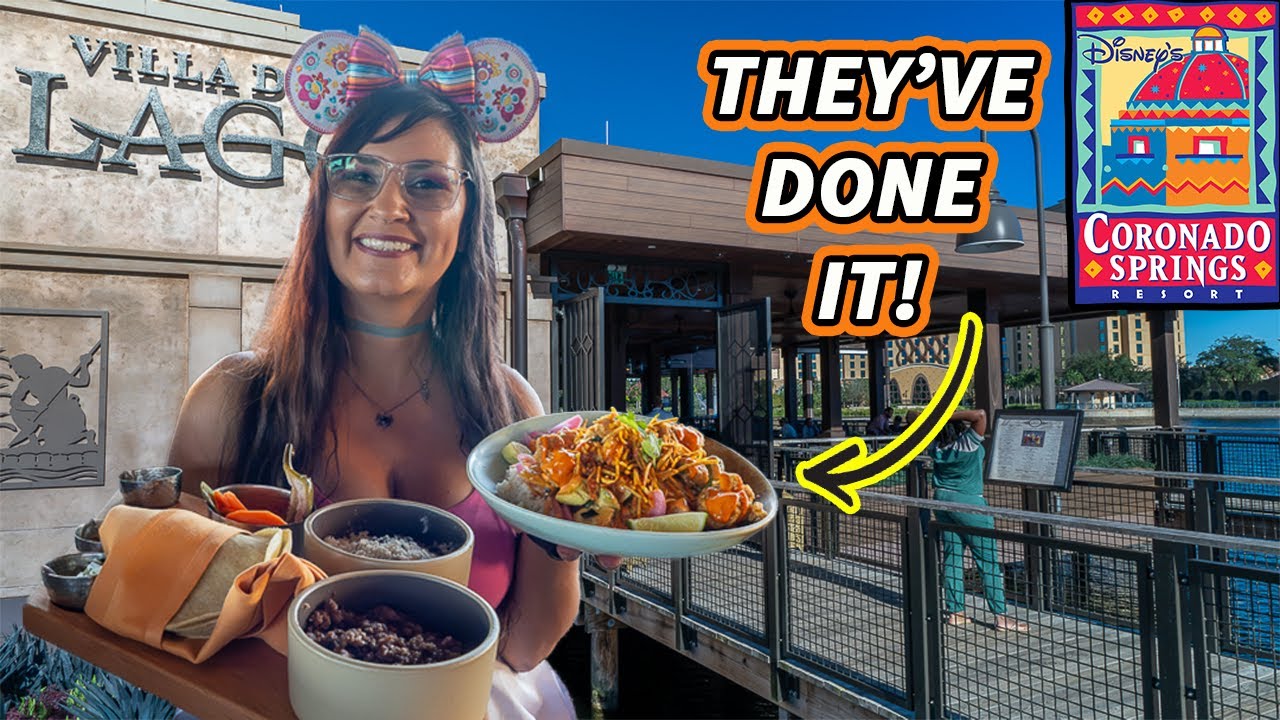 Disney's Coronado Springs INCREDIBLE dining 🌽 Three Bridges Bar and Grill food review