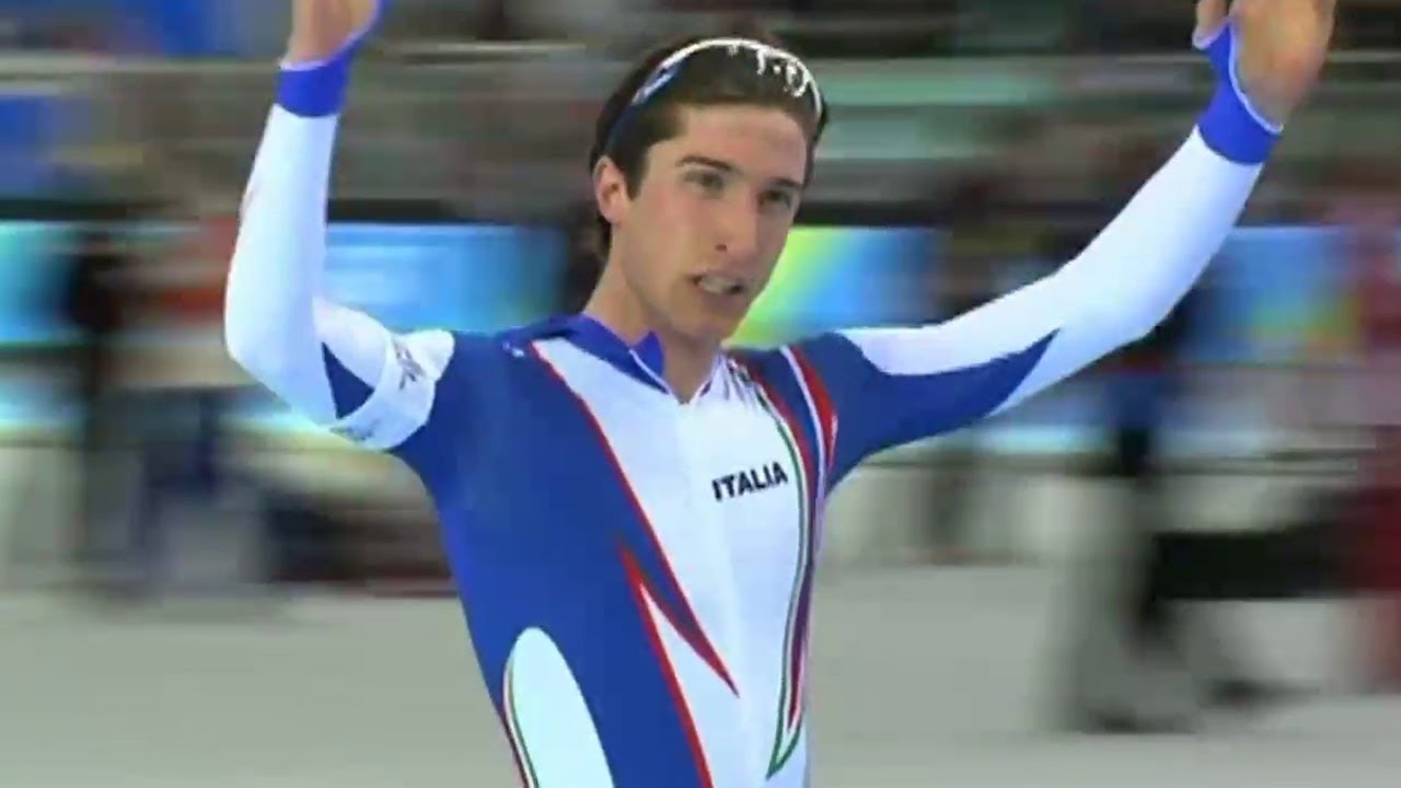 Enrico Fabris Wins 1500m Speed Skating Gold - Torino 2006 Winter Olympics