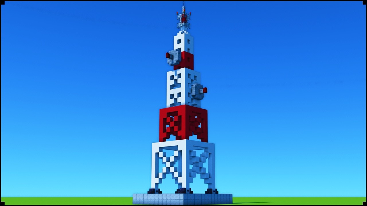 Как построить радиовышку в Minecraft | Городской учебник