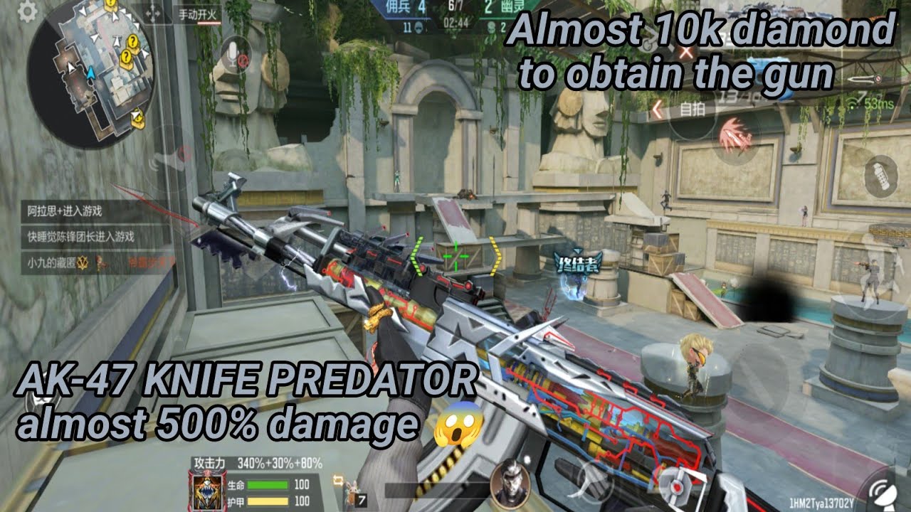 How to obtain AK-47 Knife predator I Crossfire Legends zombie mode I INFINIX GT 30 PRO