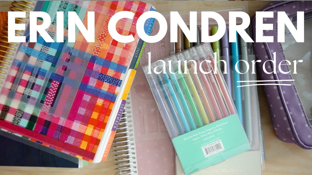 what I ordered from the Erin Condren launch.... and my thoughts