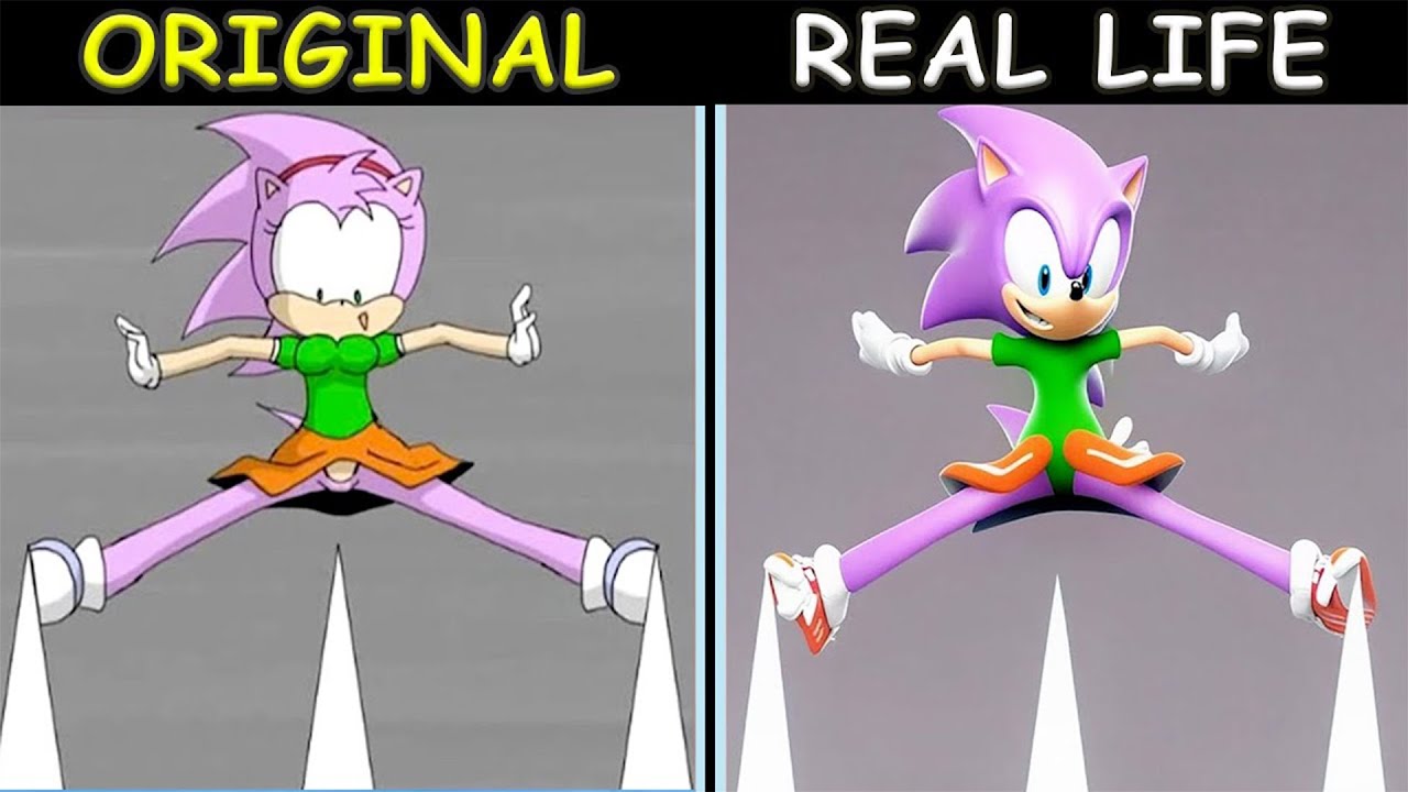 AMY ROSE in DANGER | The Sonic Tapes Animation | Original vs Plush Toys