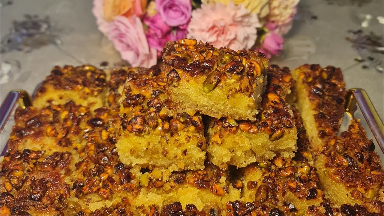 هريسة نبكية على أصول أصولهابتنافس أشهر المحلات👌explore #food #shorts #follow #وصفات_وأكلات_شهية 