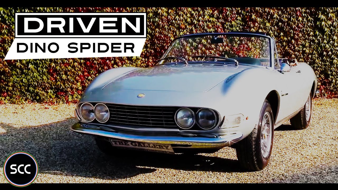 FIAT DINO SPIDER 2000 1967 - Test drive in top gear - V6 2.0L Engine sound | SCC TV