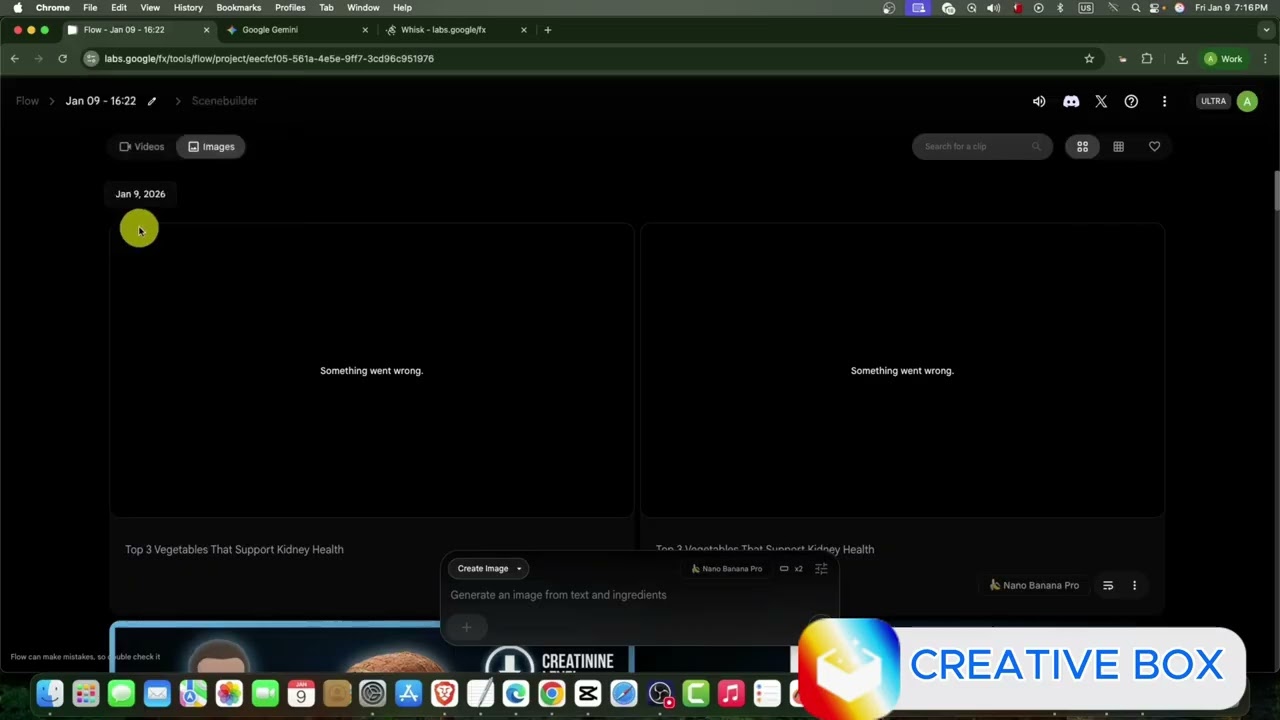 Resolver erros de falhas Veo 3